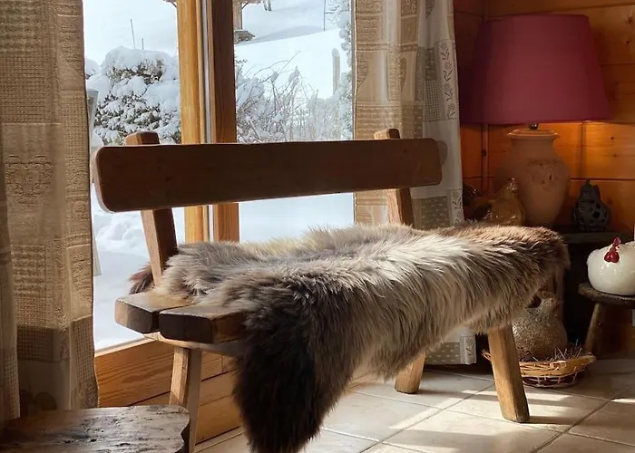 木屋 Vue Montagne , Proche Des Pistes 梅杰夫