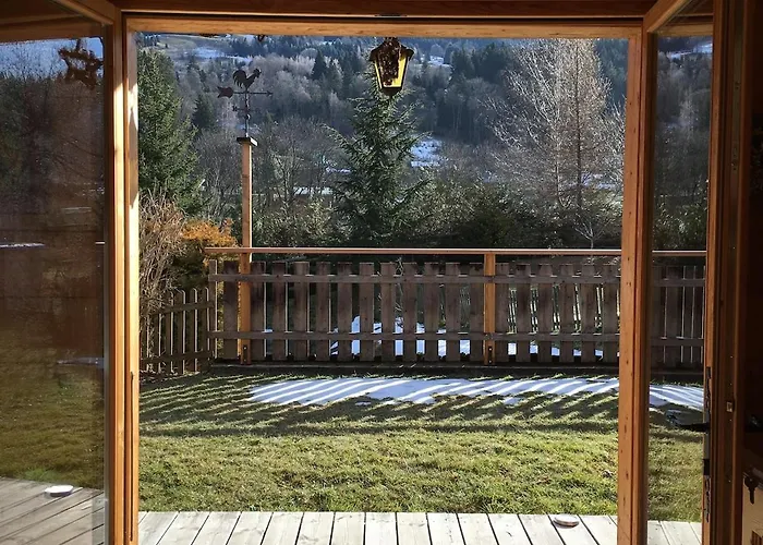 Vue Montagne , Proche Des Pistes 木屋 梅杰夫